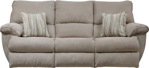 Catnapper Furniture Sadler Lay Flat Reclining Sofa with DDT in Jute-46 - Sims Furniture
