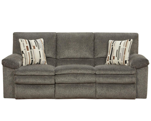 Catnapper Furniture Tosh Power Reclining Sofa in Pewter/Café - Sims Furniture