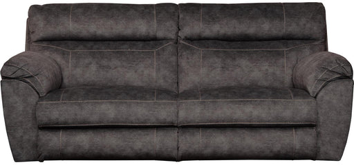 Catnapper Sedona Power Headrest w/Lumbar Lay Flat Reclining Sofa in Smoke 762221 - Sims Furniture