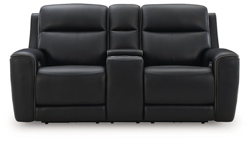 5Z-Relaxation Power Reclining Loveseat with Console - Sims Furniture