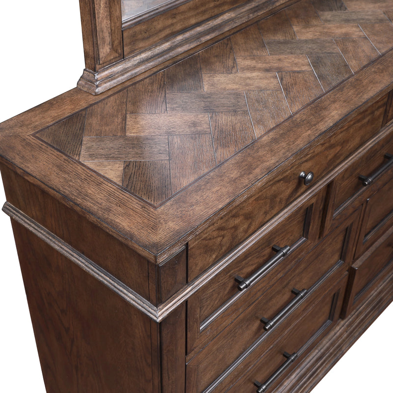 Mar Vista Mirror-Walnut