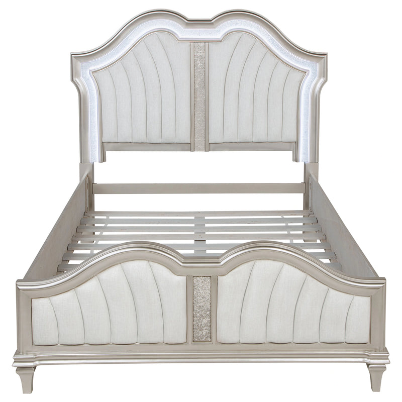 Evangeline Panel Bed with LED Lighting