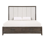 Landon 6/6-6/0 Ek/Wk Headboard-Walnut