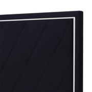 Ava 5/0 Q Headboard, Footboard & Slat Kit-Ebony