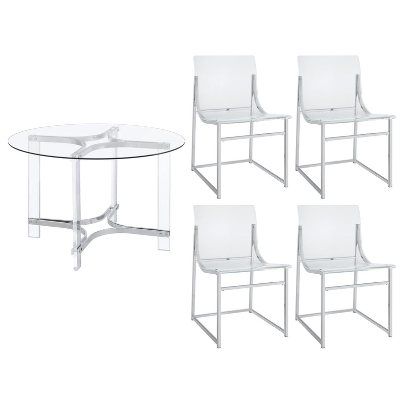 Keeling 5 Pc Dining Set - Sims Furniture