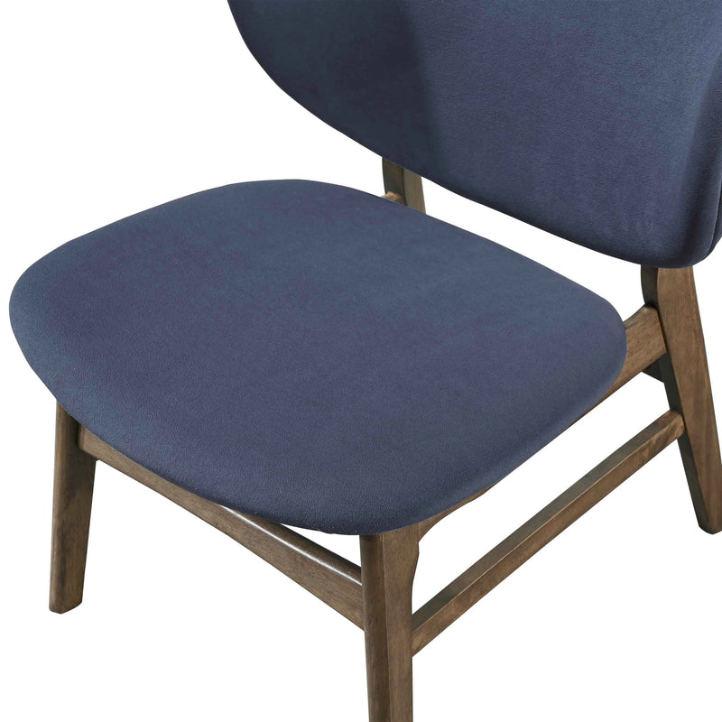 Adler Upholstered Lounge Chair-Blue