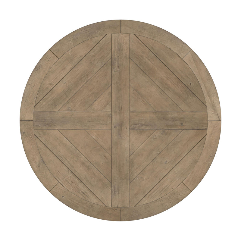 Florence 5-piece Round Dining Table Set Rustic Honey