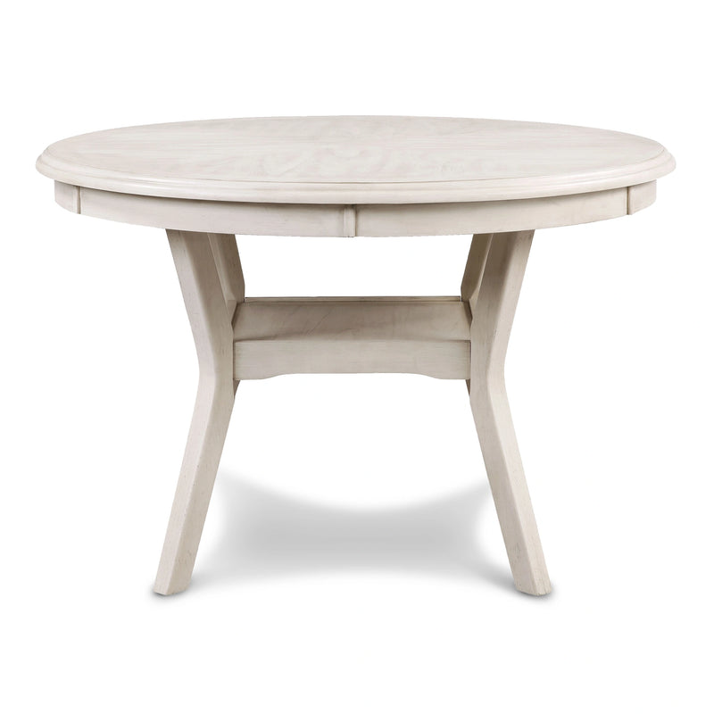 Amy 5 Pc 47" Round Dining Set- Bisque