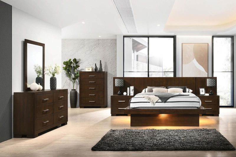 Jessica Minimalistic Platform Bedroom Set - Sims Furniture