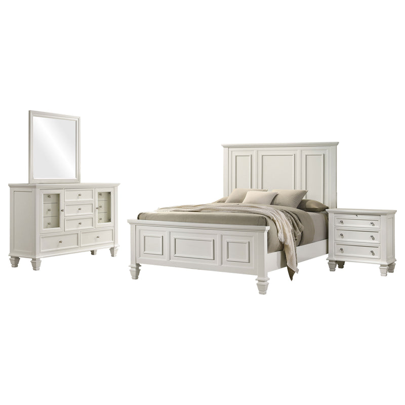 Sandy Beach 4 Pc Bedroom Set - Sims Furniture