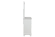 Jamestown Landscape Mirror- White
