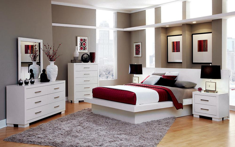 Jessica Minimalistic Platform Bedroom Set - Sims Furniture