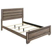 Kauffman California King, E.king, & Queen Panel Bed Washed Taupe - Sims Furniture