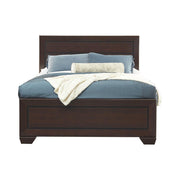 Kauffman California King, Eastren King, & Queen Panel Bed Dark Cocoa - Sims Furniture