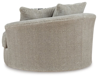 Calnita Oversized Swivel Accent Chair - Sims Furniture