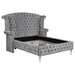 Deanna California King Tufted Upholstered Bed Grey image