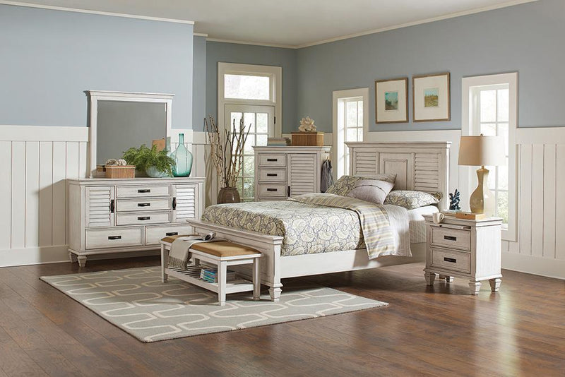 Franco Storage Platform Bedroom Set - Sims Furniture