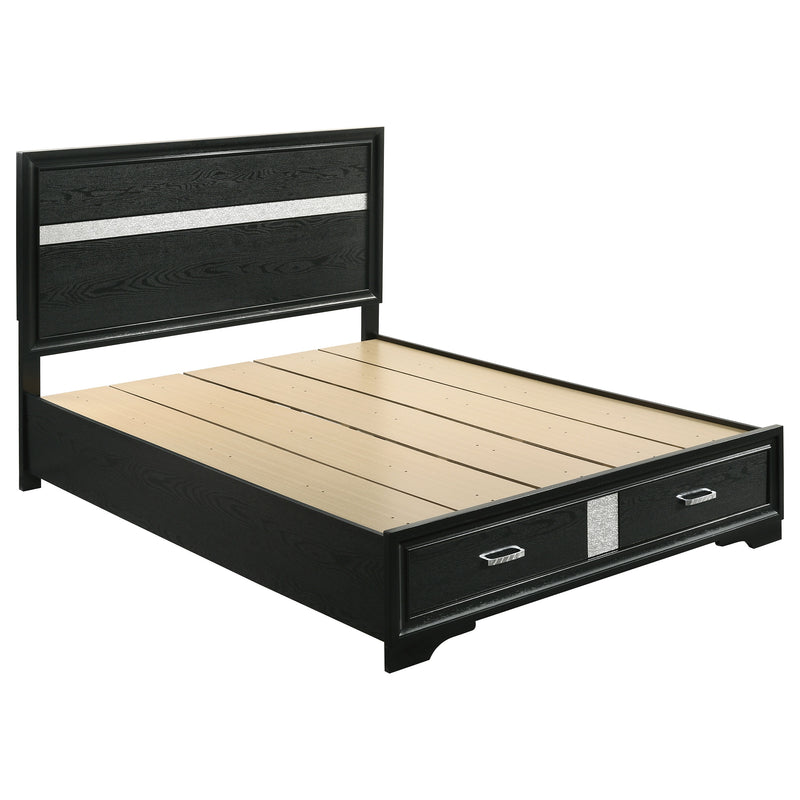 Miranda Panel Platform Storage Bed
