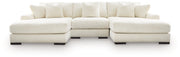 Lindyn Sectional with Double Chaise - Sims Furniture