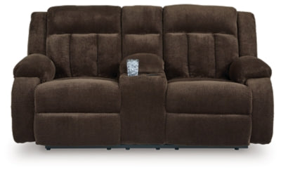 Observation Power Reclining Loveseat with Console - Sims Furniture