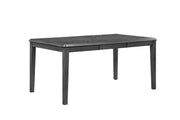 Gia 5 Pc 60" Dining Table & 4 Chairs-Gray