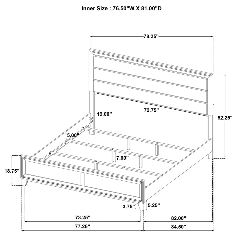 Welsley 4 Pc Bedroom Set - Sims Furniture