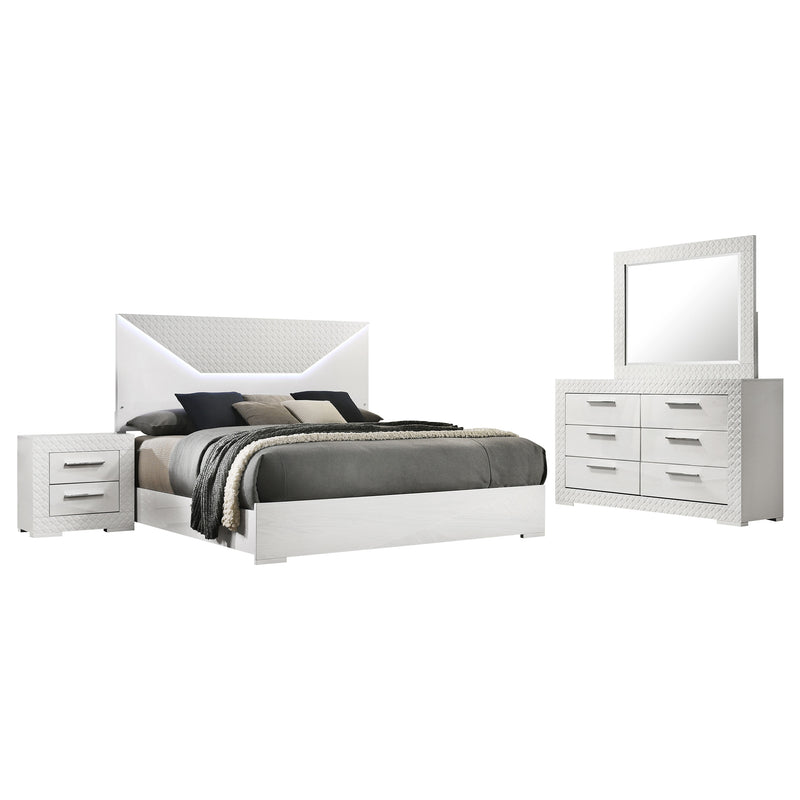 Ives 4 Pc Bedroom Set - Sims Furniture