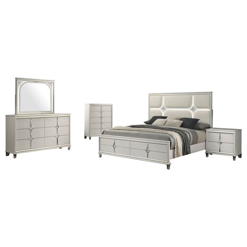 Olivia 4 & 5 Piece Bedroom Set E.King, Queen, & Cal.King