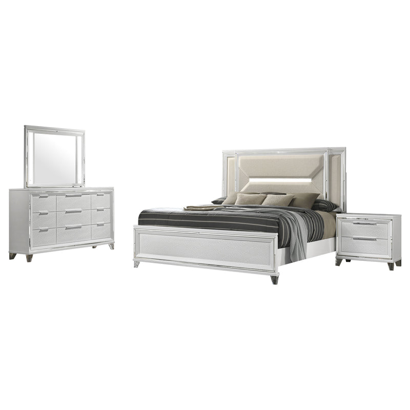Marmore 4 Pc Bedroom Set - Sims Furniture