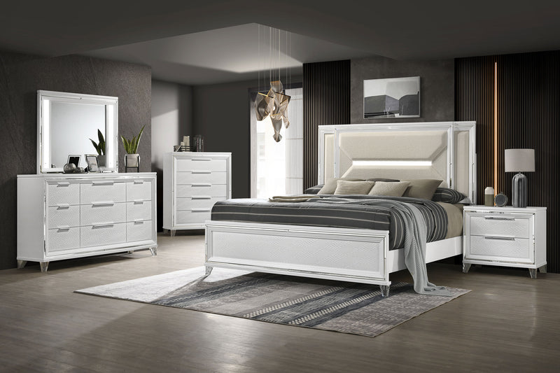 Marmore 4 & 5 Pc E.king, Cal.king, & Queen Bedroom Set