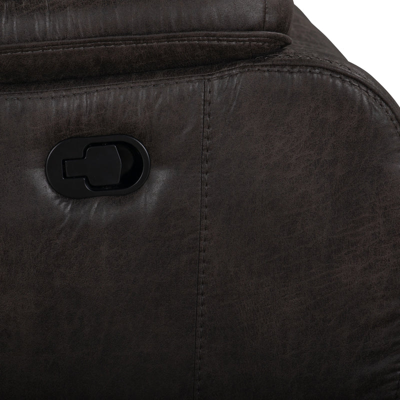 Brookings Glider Recliner-Charcoal