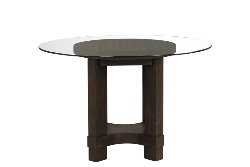 Cityscape 52" Round Dining Table Base-Walnut
