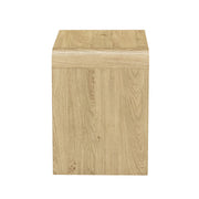 Mara One Drawer End Table / Bedside Table-Natural