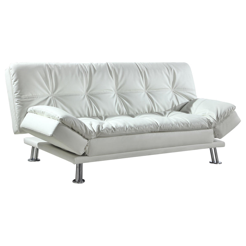 Dilleston Tufted Back Upholstered Sofa Bed Grey