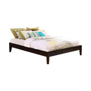 Hounslow California King, E.King, & Queen Universal Platform Bed Cappuccino - Sims Furniture