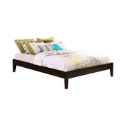 Hounslow California King, E.King, & Queen Universal Platform Bed Cappuccino - Sims Furniture