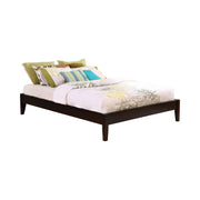 Hounslow California King, E.King, & Queen Universal Platform Bed Cappuccino - Sims Furniture