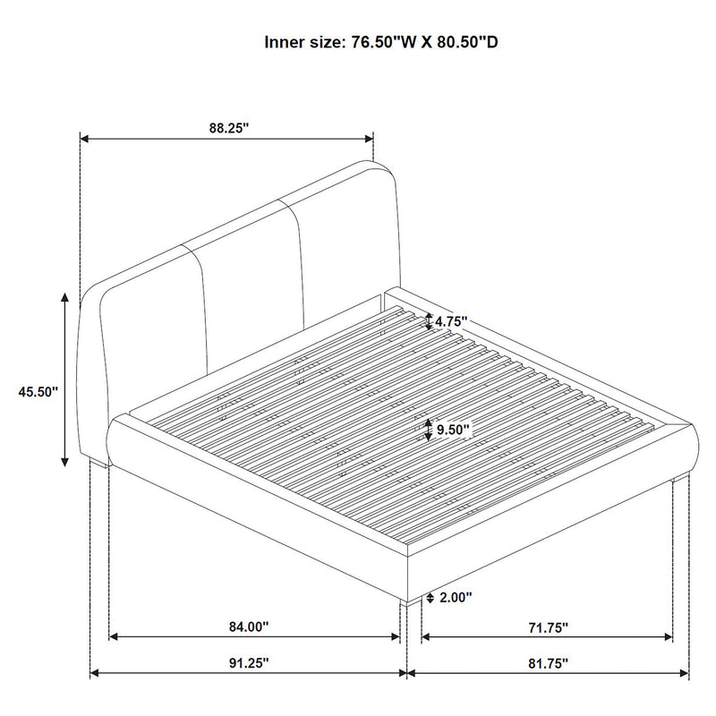 Mokena Panel Platform Bed