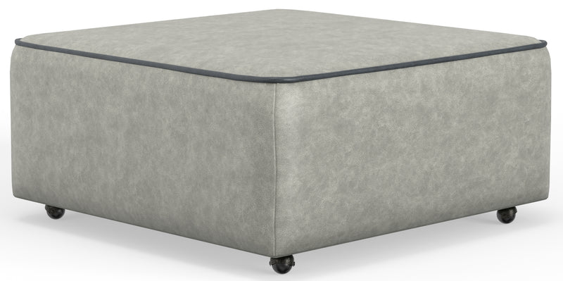 Nico Castered Cocktail Ottoman - Sims Furniture