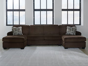 Kimlee Sectional with Double Chaise - Sims Furniture