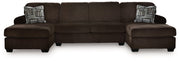 Kimlee Sectional with Double Chaise - Sims Furniture