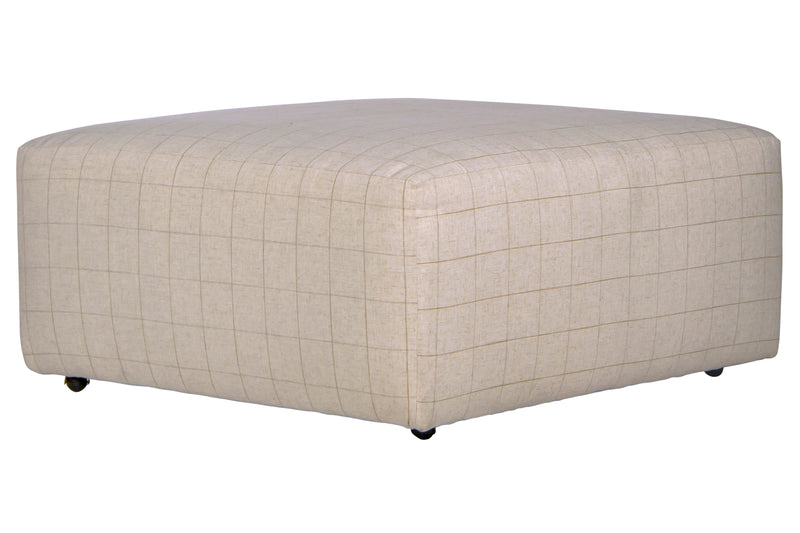 Justine Castered Cocktail Ottoman - Sims Furniture
