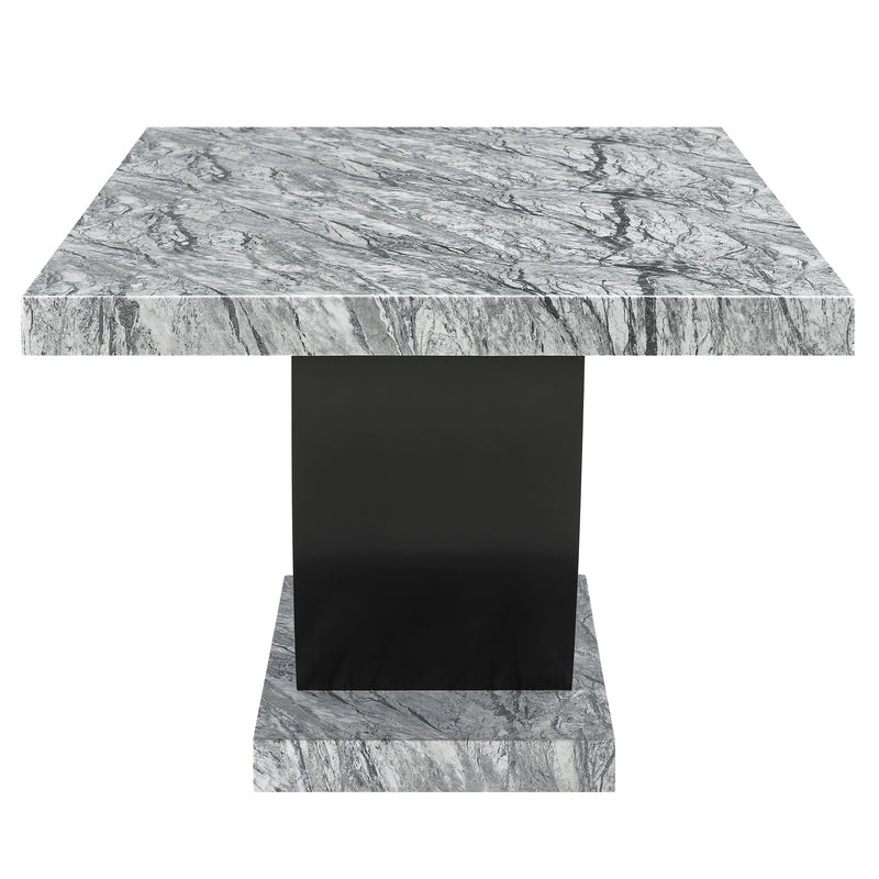 Lyra Dining Table Top And Base Bottom Marble