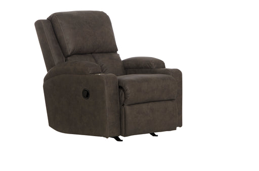 Kyle Rocker Recliner w/dual cupholders - Sims Furniture