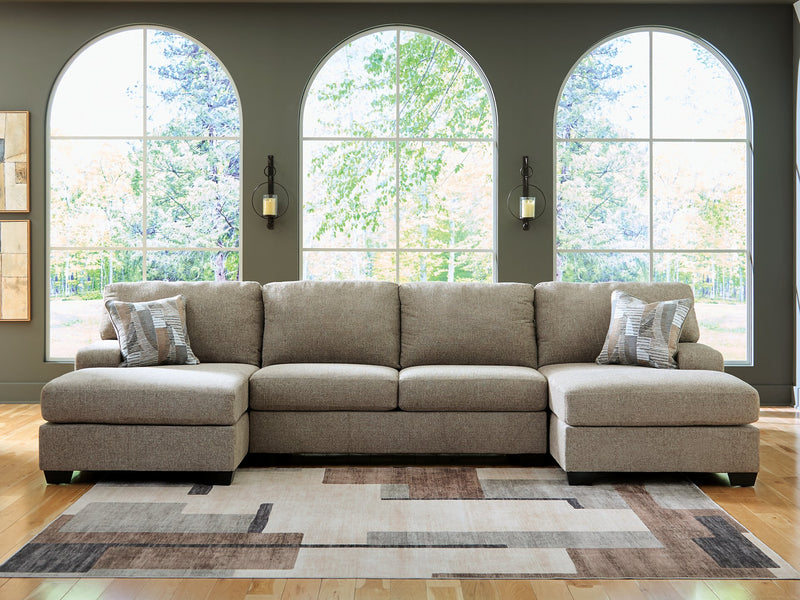 Newellen Sectional with Double Chaise - Sims Furniture