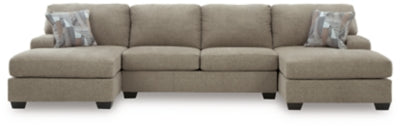 Newellen Sectional with Double Chaise - Sims Furniture