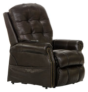 Madison Power Lift Lay Flat Recliner w/Heat & Msg (Italian Leather) - Sims Furniture