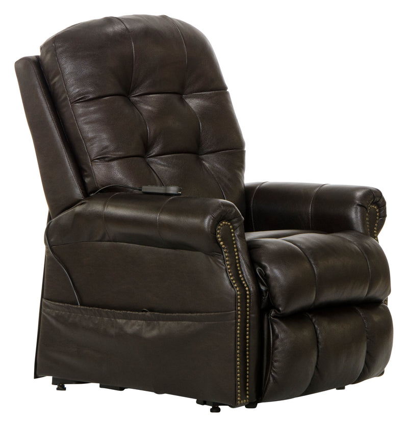 Madison Power Lift Lay Flat Recliner w/Heat & Msg (Italian Leather) - Sims Furniture