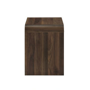 Mara One Drawer End Table / Bedside Table-Walnut