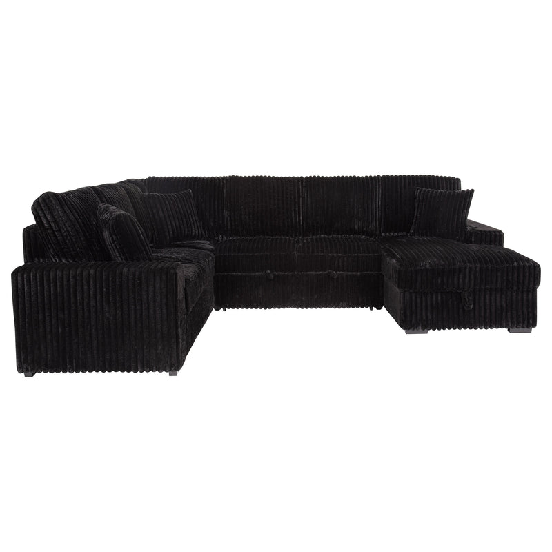 Devonshire Pull-Out Sleeper Sectional Sofa